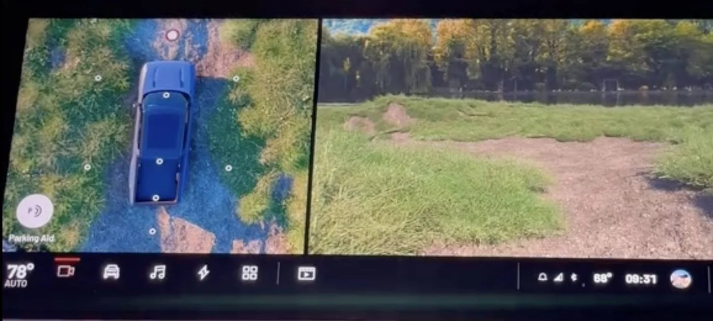 Infotainment System _ UI -- Modes (Pet Mode, Camp Mode, Night Mode), Rear View Camera, 360 De...webp