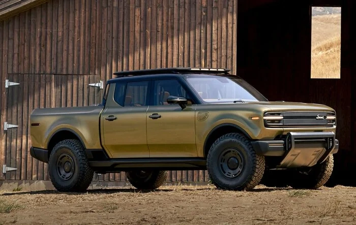 Scout Terra in new Silo Green Metallic & 37" Tires (update: real life photos & videos from 2025 IAA show)